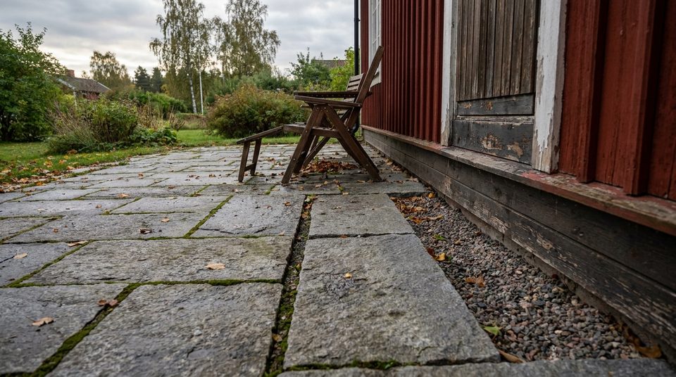 Plattsättning utomhus